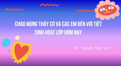 Tiết sinh hoạt lớp theo chủ đề "Mừng Đảng - Mừng xuân" của lớp 9a1